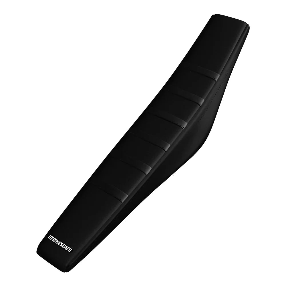 Funda de asiento acanalada con agarre negro/negro/negro para KTM 125SX/250SX/300SX/250SXF/350SXF/450SXF 2023-2024