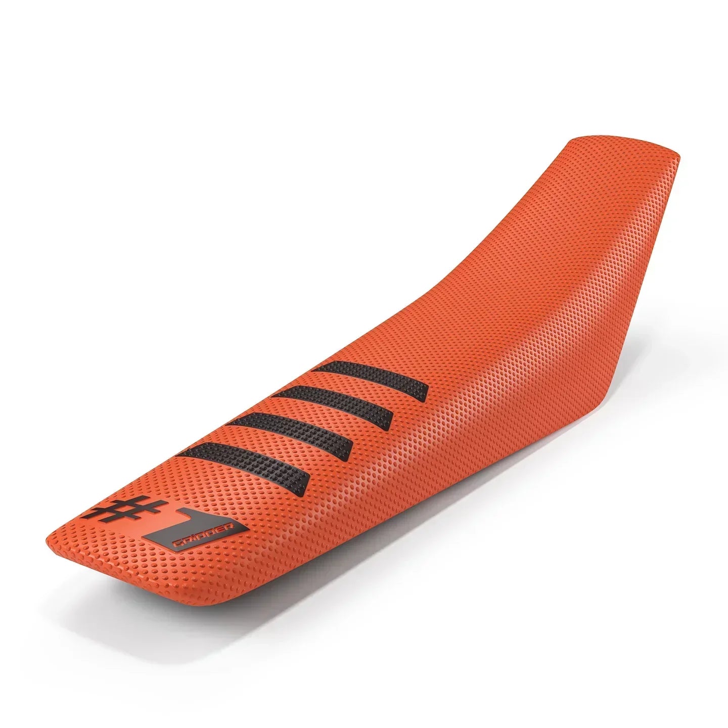 Funda de asiento acanalada Gripper 1Gripper - Naranja/Negro