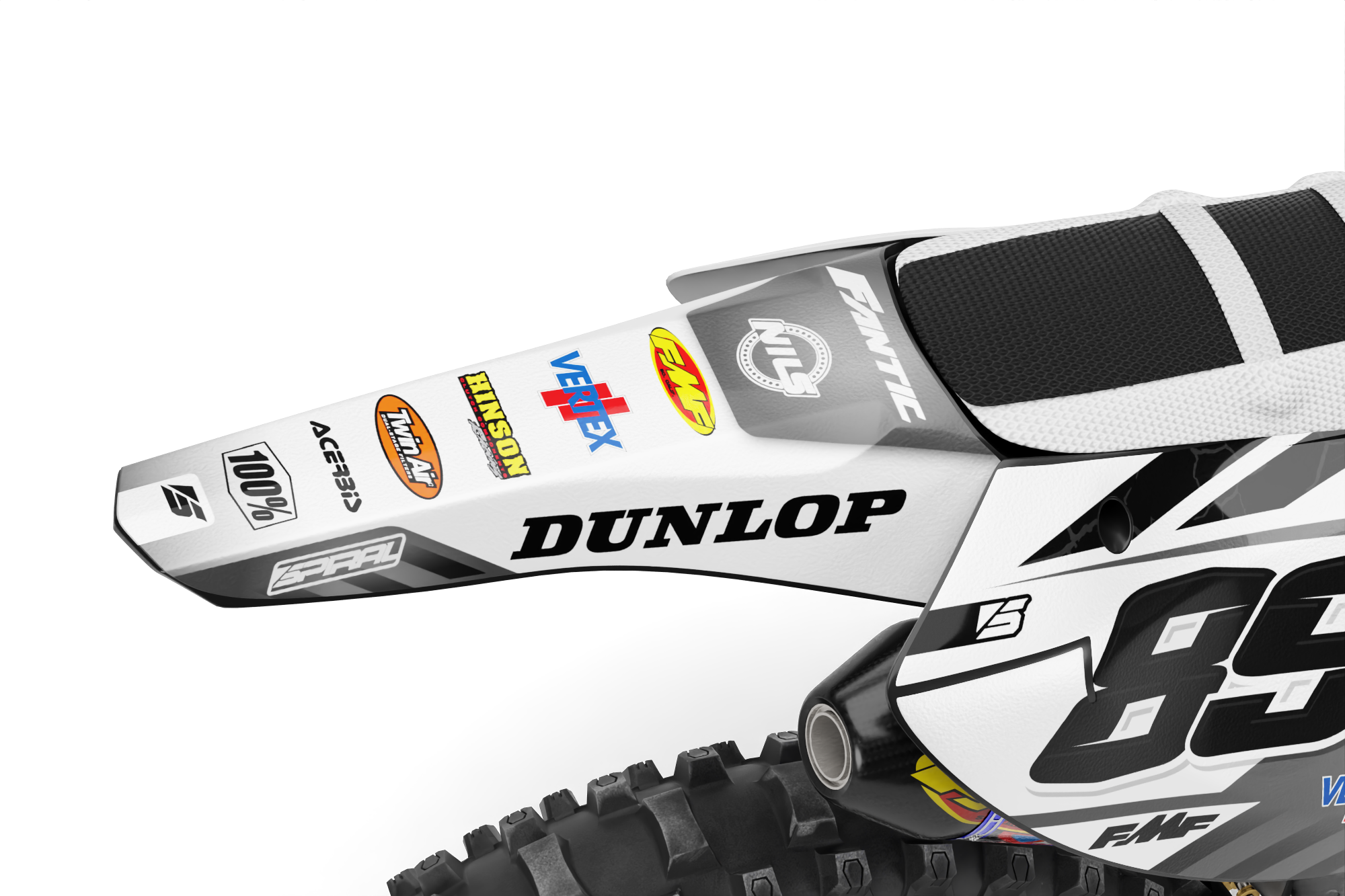 Fantic // Racer Grey White (Todas las motos) (Copia)