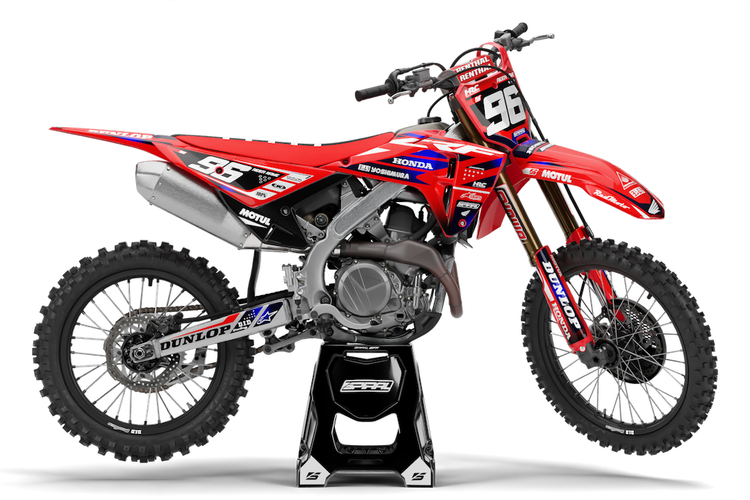 Honda // Racer Rojo Azul (Todas las motos)