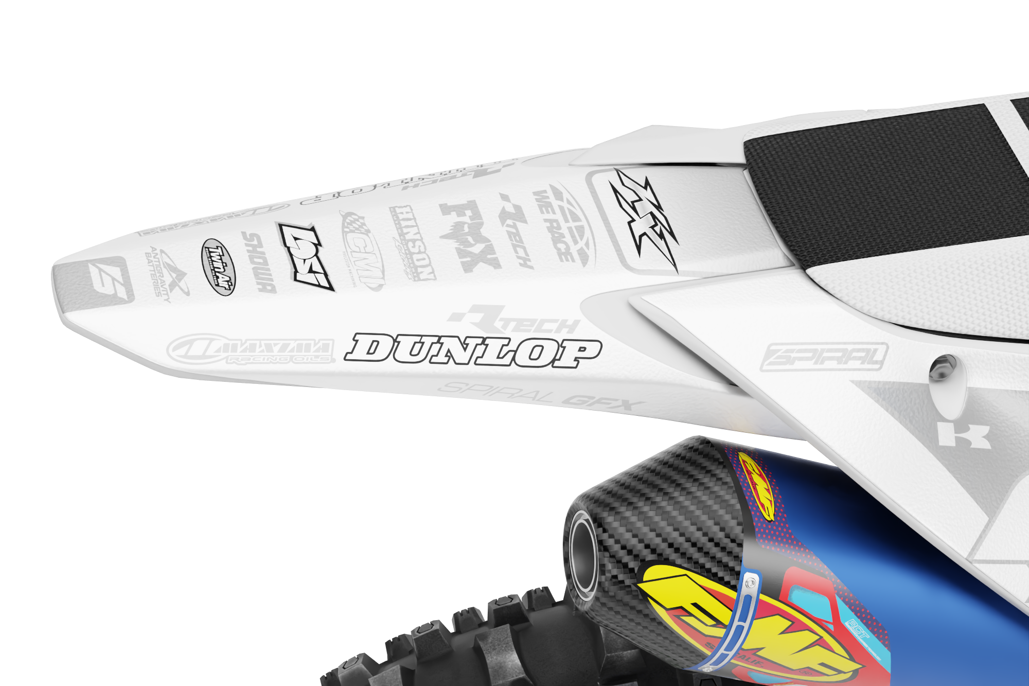 Kawasaki // Beast White (Todas las motos)