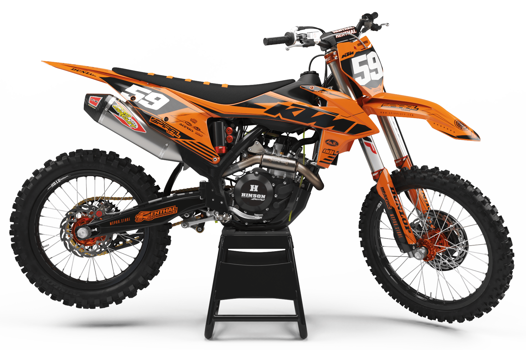 KTM // Naranja Blackout (Todas las motos)