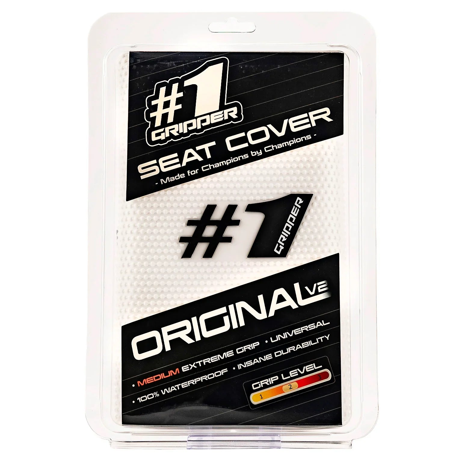 1Gripper ORIGINAL V2 Seat Cover - White