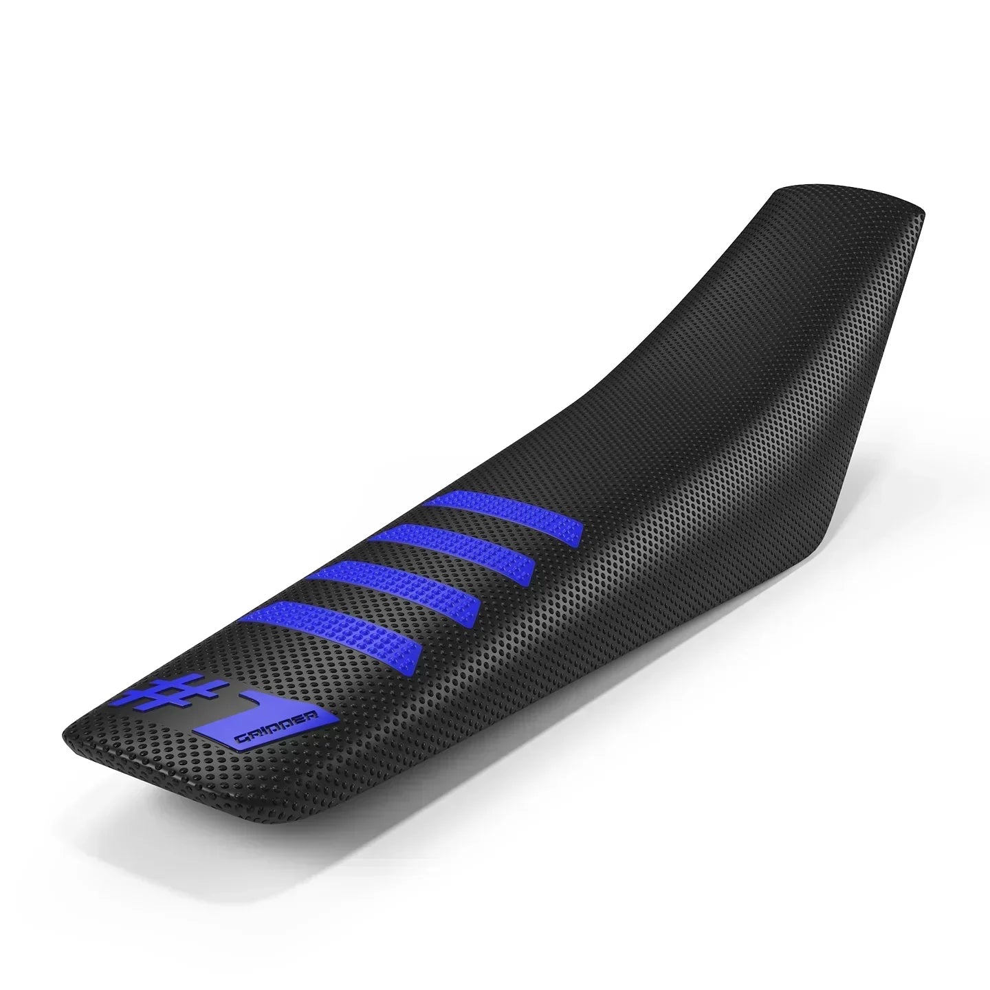 Funda de asiento acanalada - Negro/Azul